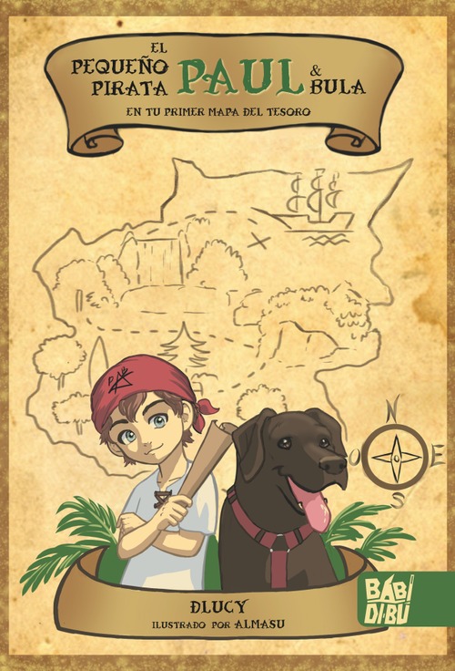 El pequeño pirata Paul & Bula en tu primer mapa del tesoro