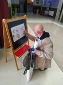 Presentación de Papá, ¡cuenta mis dibujos! en el Colegio Clara Campoamor de Riaño